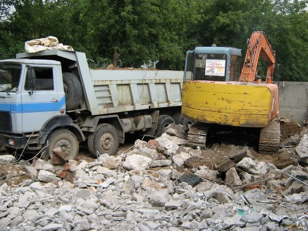 Вывоз бетонного боя и утилизация в Мценске в октябре